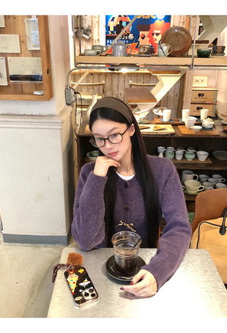 korean knit cardigan