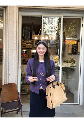 korean knit cardigan