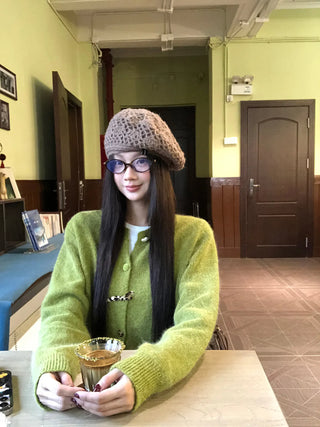 korean knit cardigan