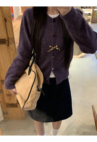 korean knit cardigan