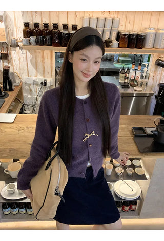 korean knit cardigan