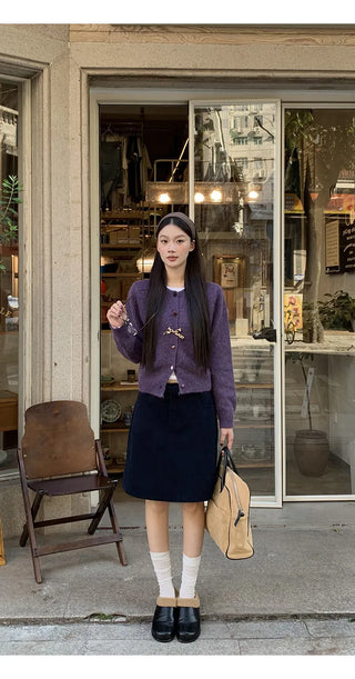 korean knit cardigan