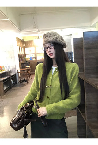 korean knit cardigan