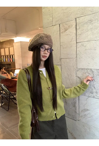 korean knit cardigan