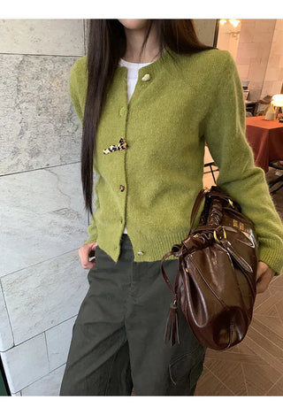 korean knit cardigan