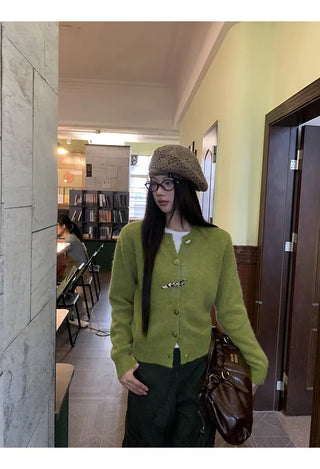 korean knit cardigan