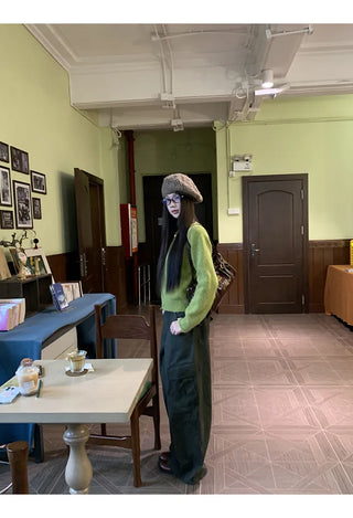 korean knit cardigan