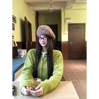 korean knit cardigan