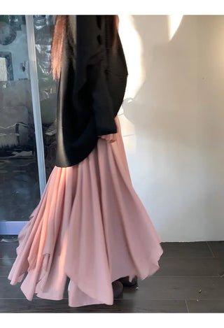 pink slim dress