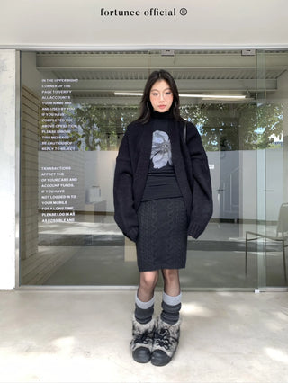 twisted flower skirt