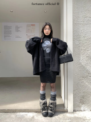 twisted flower skirt