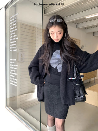 twisted flower skirt