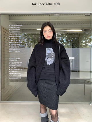 flower rhinestone tee