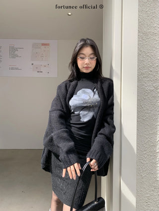 flower rhinestone tee