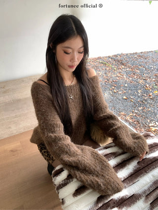 coffee loose sweater