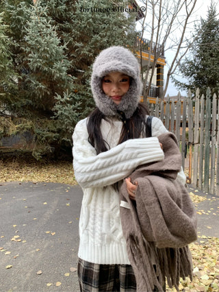 turtleneck twist sweater