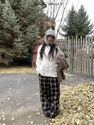 turtleneck twist sweater