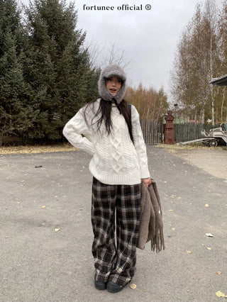 turtleneck twist sweater