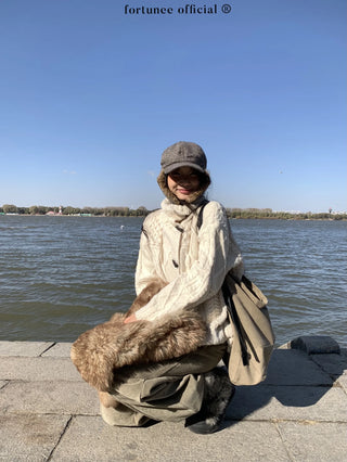 horn button cardigan