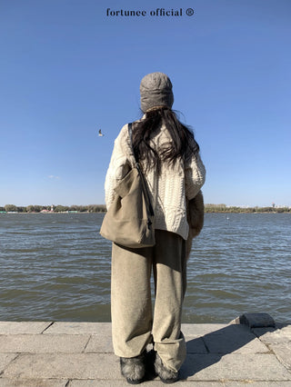 horn button cardigan