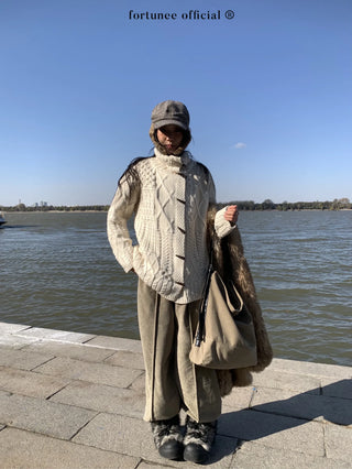 horn button cardigan