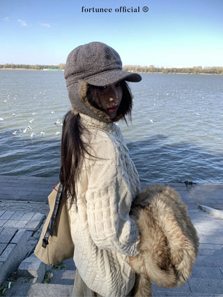 horn button cardigan