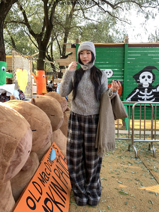 variegated zipper sweater