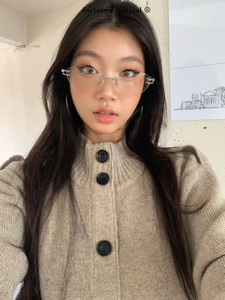 turtleneck cardigan coat