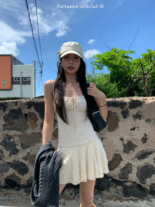 lace suspender dress