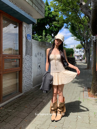 lace suspender dress