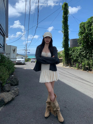 lace suspender dress