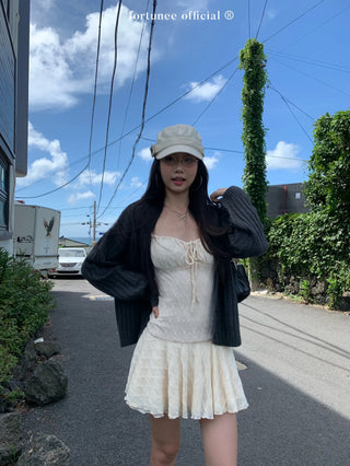 lace suspender dress