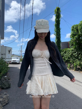 lace suspender dress