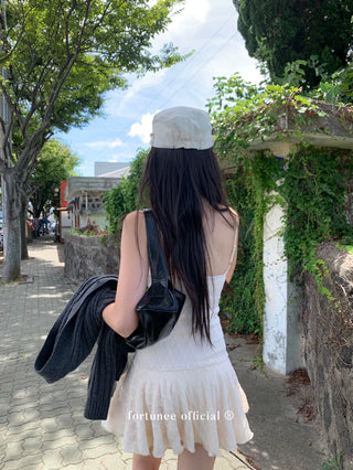 lace suspender dress