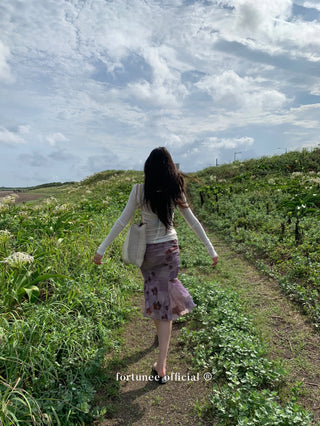 velvet fishtail skirt