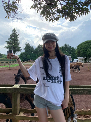 snowflake cotton tee