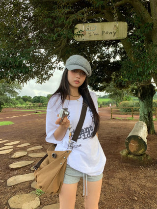 snowflake cotton tee