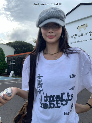 snowflake cotton tee