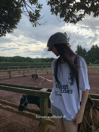 snowflake cotton tee