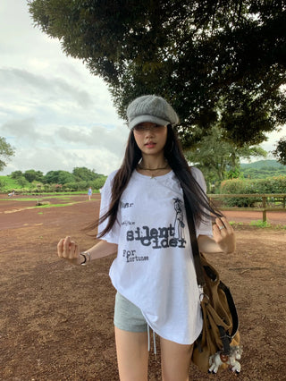 snowflake cotton tee