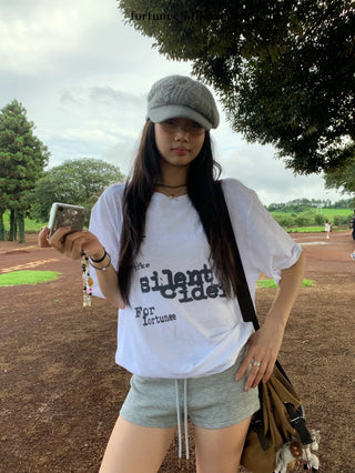 snowflake cotton tee