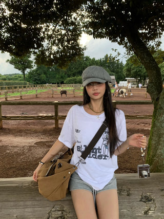 snowflake cotton tee