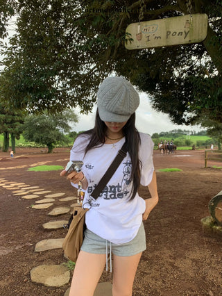 snowflake cotton tee