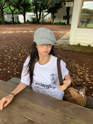 snowflake cotton tee