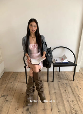 striped spaghetti dress