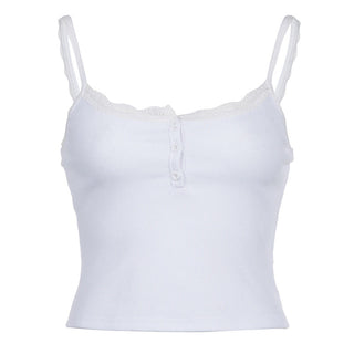 Slim lace camisole top