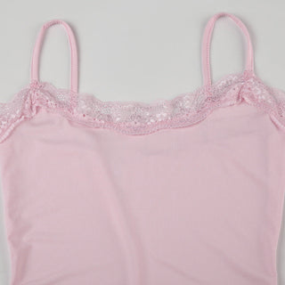 Slim lace suspender dress