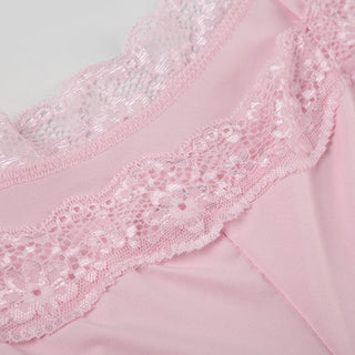 Slim lace suspender dress