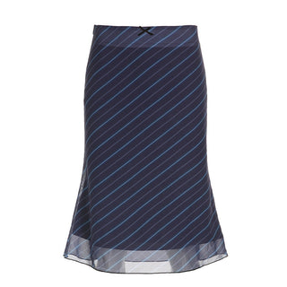 Stripe chiffon skirt