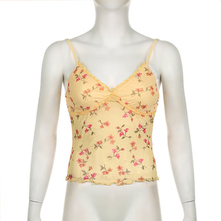 Slim floral vest